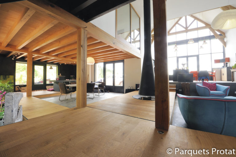 Parquet scie, huile pure